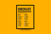 A Set of Five Checklists, a Graphic by Orange Graphics (Thumbnail 4 of 6)