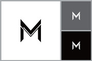 Modern Wide Letter M Symbol, a Branding & Logo Template by quadrazo (Thumbnail 2 of 2)