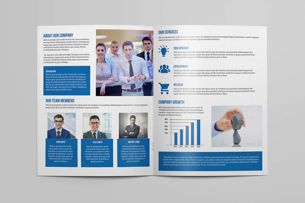 Business Brochure, a Brochure Template by DGTouch (Photo 2 of 4)
