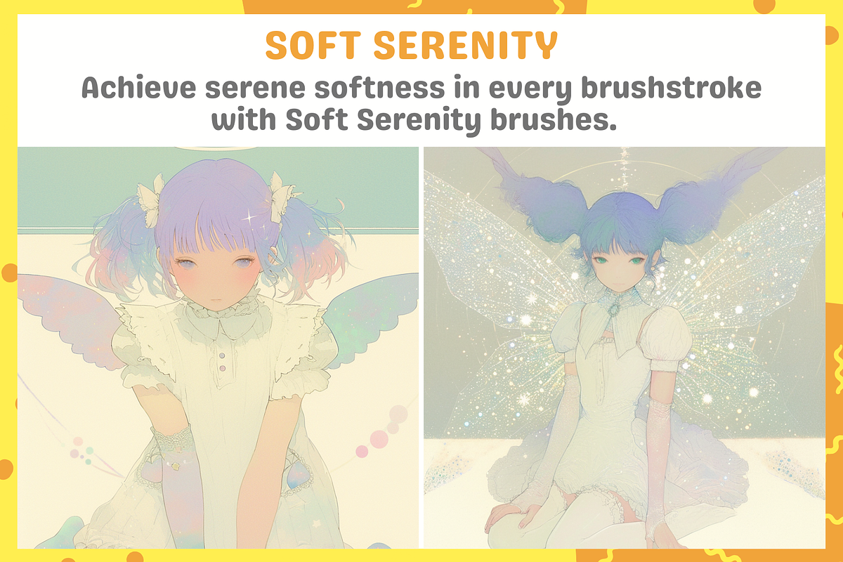 Procreate Soft Aesthetic Brushes, a Brush Add-On by nikiartcorner (Photo 6 of 8)