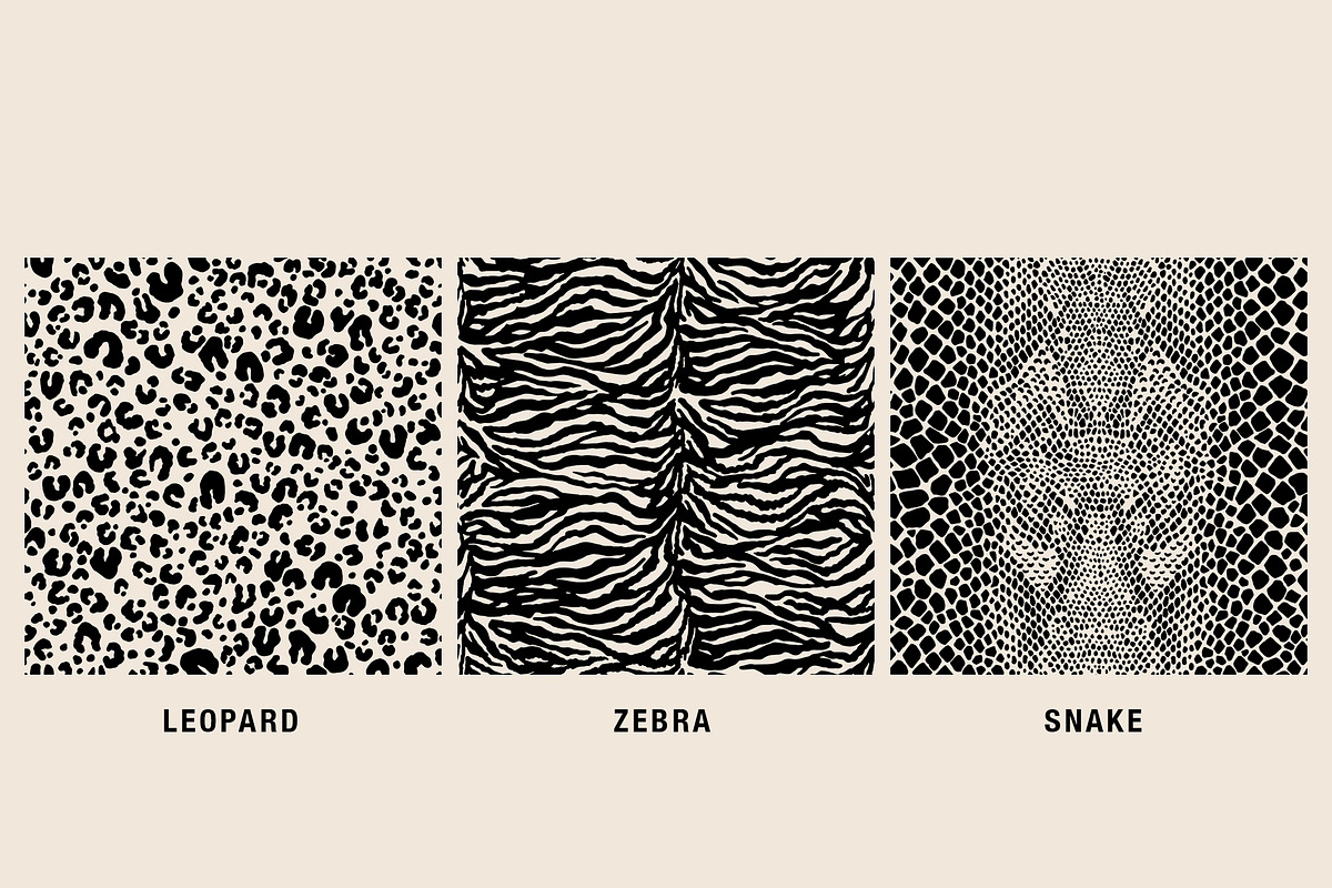Seamless Repeating Animal Patterns