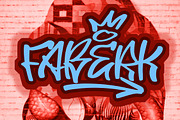 FABERK Graffiti Font, a Handwritten Font by NTC Graphic (Thumbnail 1 of 9)