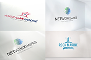 White Plastic Logo Mock-ups V1, a Product Mockup by LogoBuy (Thumbnail 1 of 9)