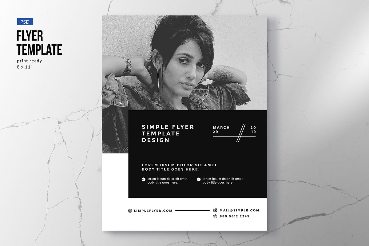 Business Flyer Template, a Flyer Template by Slidehack