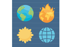 set change climate, an Illustration by studiogstock