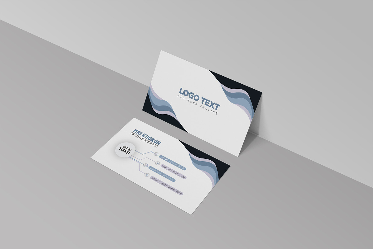 Unique Business Card Design, a Business Card Template by MRI STUDIO (Photo 3 of 9)