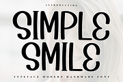 Simple Smile, a Serif Font by InermediaSTUDIO (Thumbnail 1 of 7)