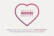 iPhone X Mockup - Slightly Rotated, an iPhone Mockup by Mockups & Illustrations (Thumbnail 13 of 13)