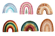 Christmas Rainbow Brushstrokes Clipa, an Illustration by Designworld (Thumbnail 2 of 5)