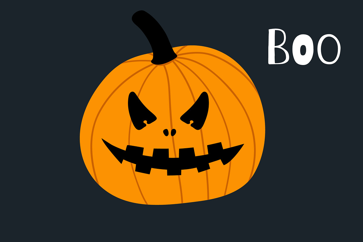 Scary pumpkin. Jack o lantern., an Object Graphic by AvaAva (Photo 2 of 5)