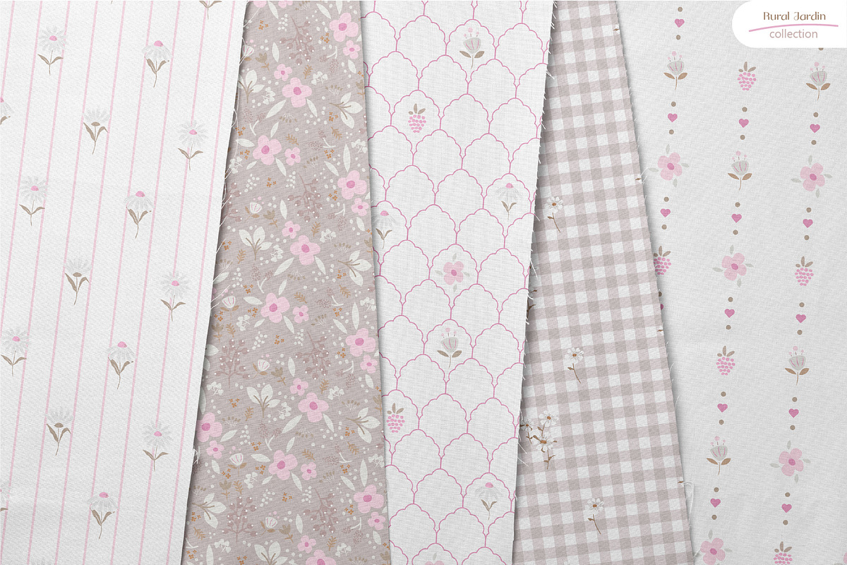 Rural Jardin – Floral Patterns, a Pattern Graphic by InaCorart (Photo 2 of 10)