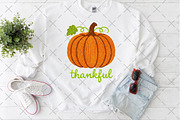 Crochet Thankful Pumpkin PNG, an Illustration by Craft Nest (Thumbnail 2 of 6)