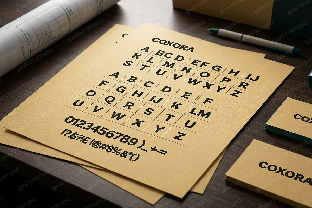 Coxora - Elegant Serif Typeface, a Serif Font by Astuti Studio (Photo 3 of 24)