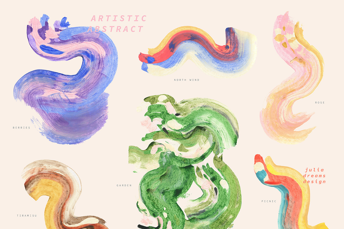 Artistic Abstract Collection, a Texture Graphic by Julia Dreams (Photo 8 of 16)