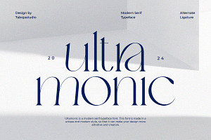 Ultra Monic Serif Display