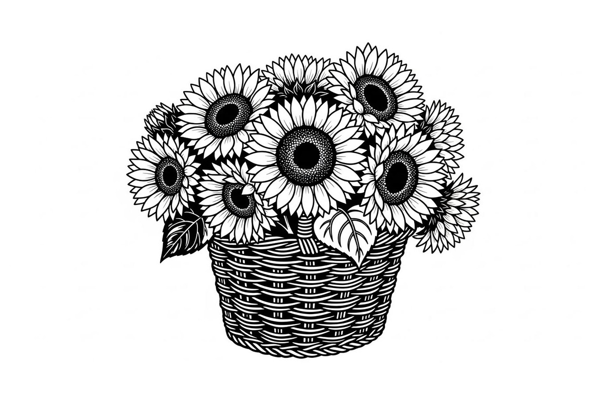 50 Woven Basket Vector Bundle, an Illustration by Designs_River (Photo 38 of 51)