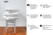 Cushions and Wall Mockup, a Household Mockup by Pret-a-Mockup (Thumbnail 2 of 9)