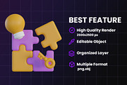 Startup 3D Icon Pack, an Object Graphic by Artnivora.Std (Thumbnail 3 of 4)