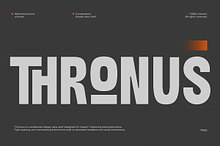 Thronus Sans Display Condendsed