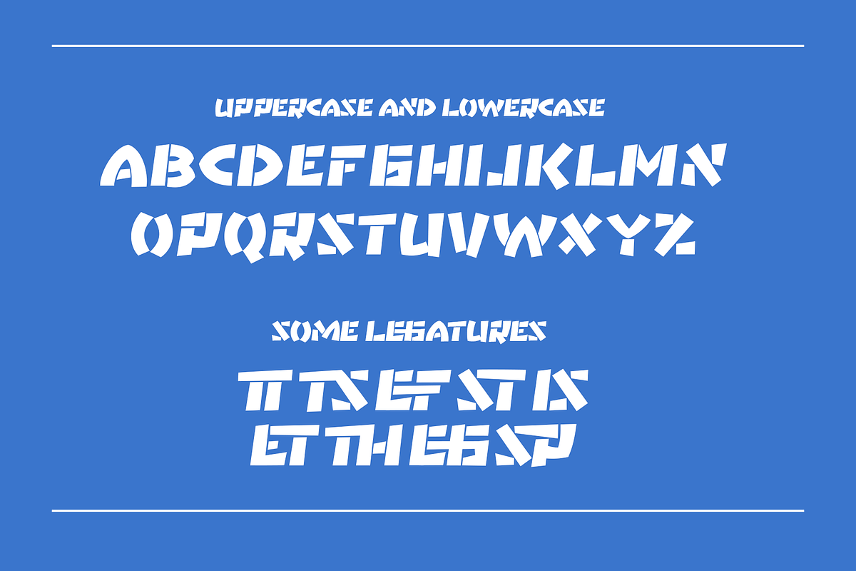 Hokame - New Unique Typeface, a Sans Serif Font by overlaytemplates (Photo 4 of 5)