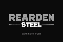 Rearden Steel - Sans Serif Font