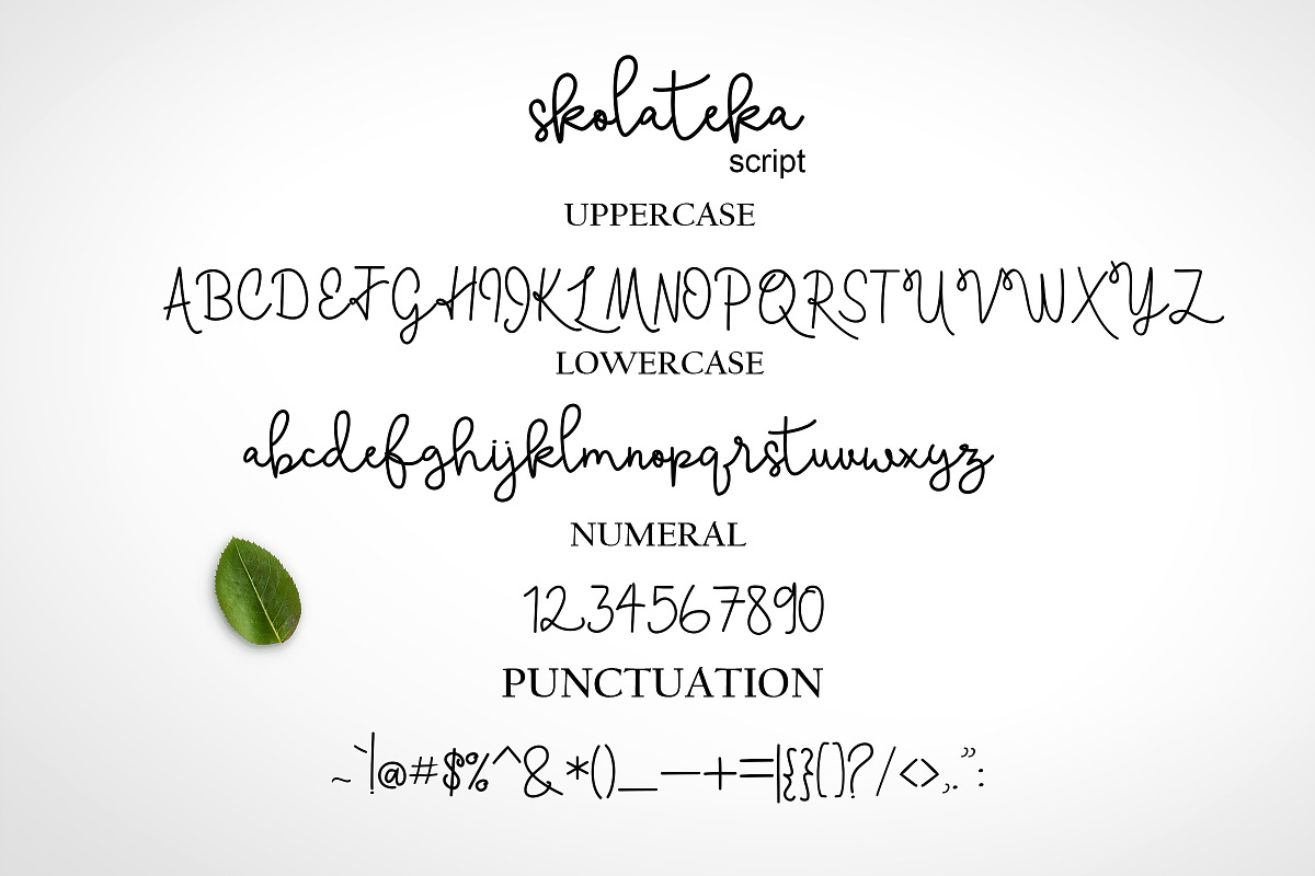 skolateka - handwritten typeface, a Script Font by MrLetters (Photo 9 of 10)