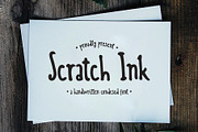 Scratch Ink - A Handwritten Condesed, a Font by Wellscript Studio (Thumbnail 1 of 10)