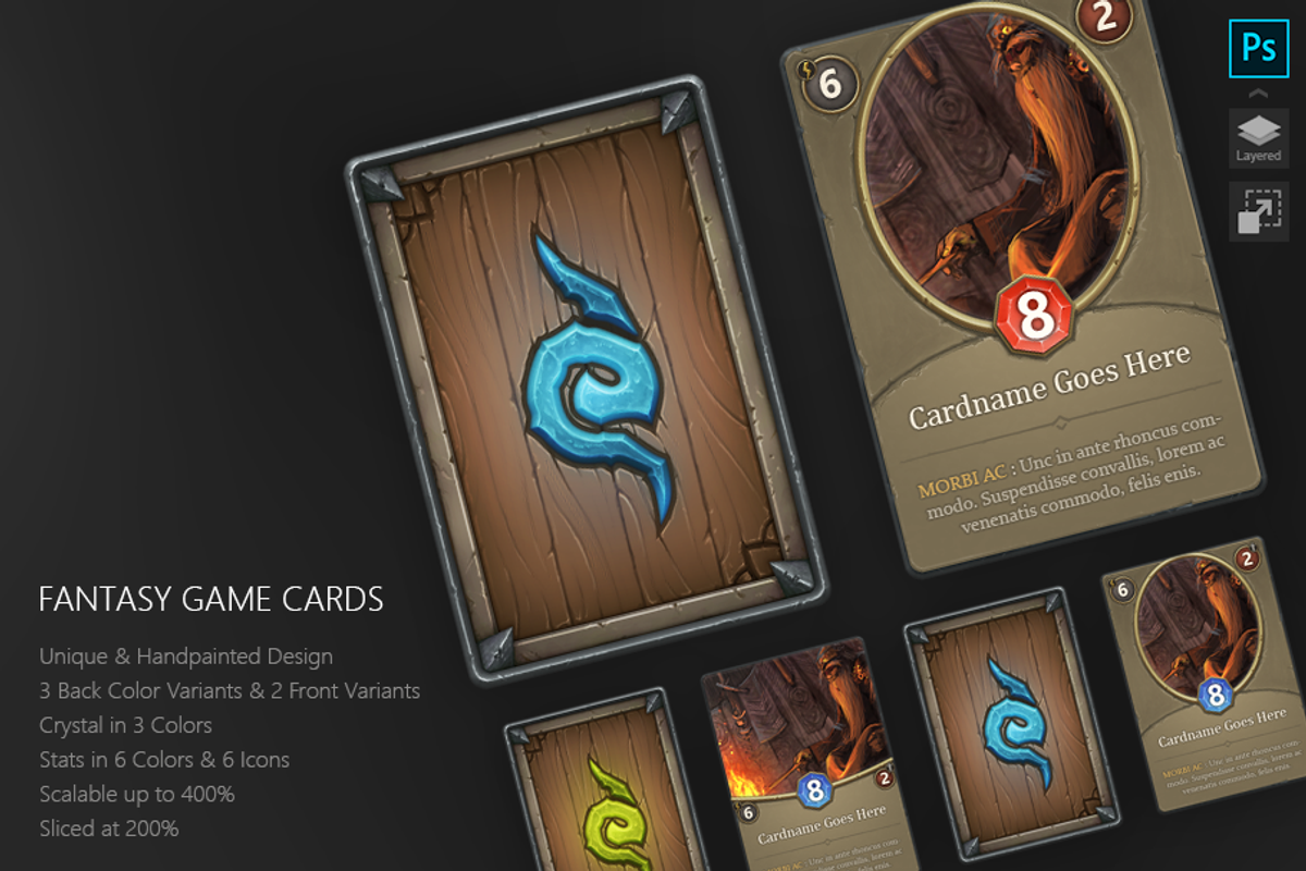 Fantasy Game Cards 3, a Graphic by EvilSystem (Photo 1 of 5)