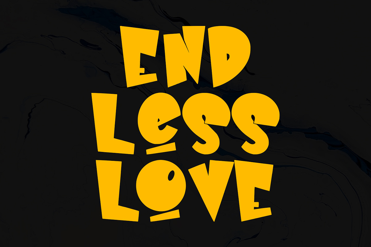 Ennaz Display Font, a Sans Serif Font by Maulana Creative (Photo 4 of 7)