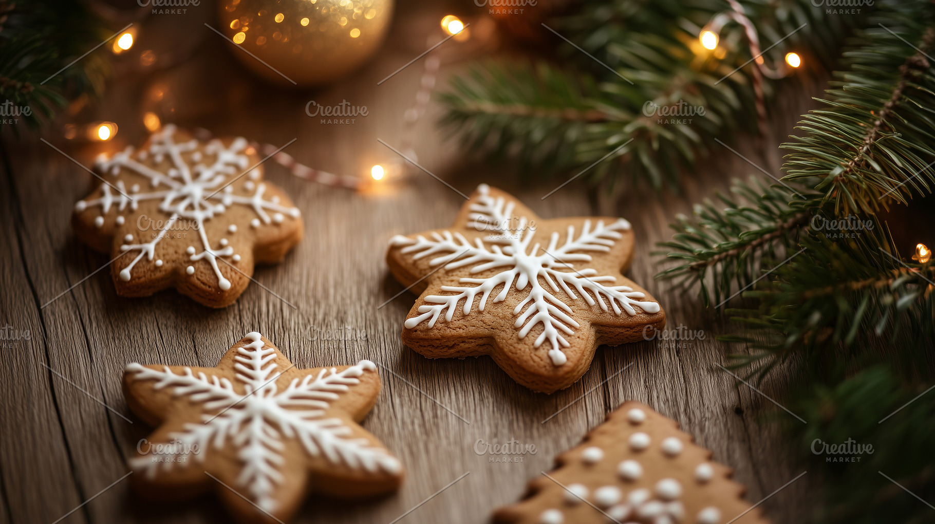 Decorated Christmas gingerbread, a Food & Drink Photo by MistyDay