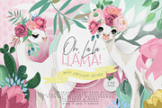 Oh La La Llama, an Animal Illustration by Anna Babich (Thumbnail 1 of 9)