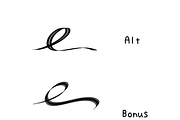 Procreate Calligraphic Brushes [i], a Brush Add-On by 103cia (Thumbnail 3 of 4)