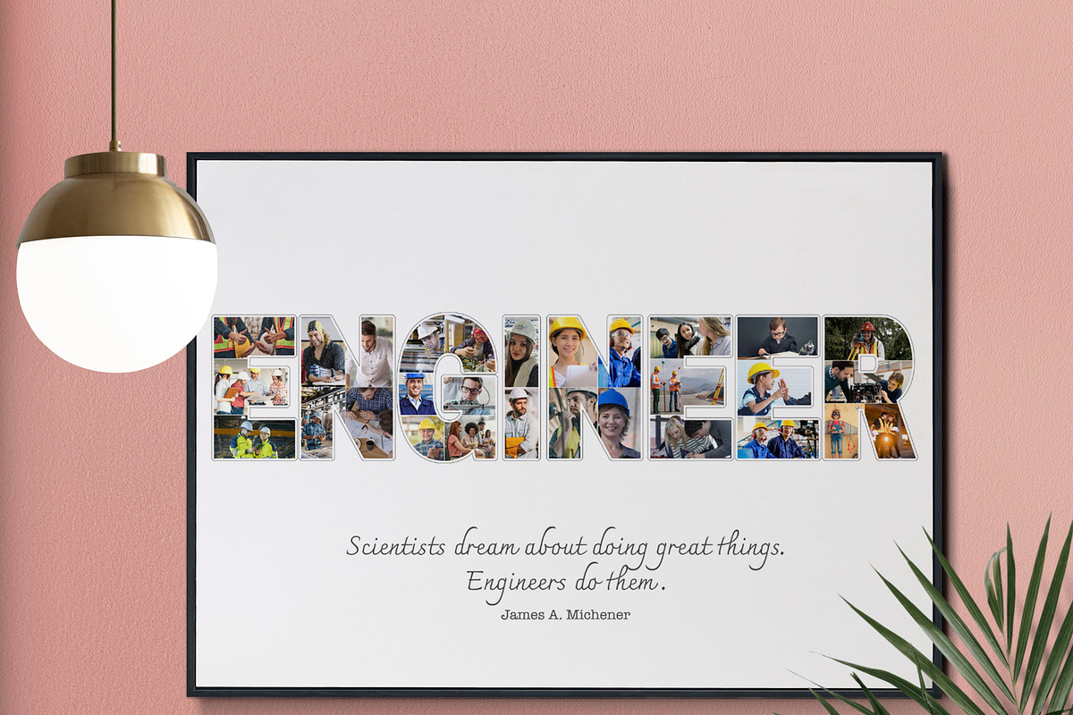 Engineer photo collage, a Poster Template by AIW SOLUTIONS (Photo 1 of 3)