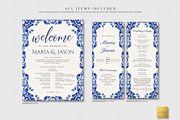 Mexican Wedding Program | CANVA, a Stationery Template by Creative Market (Thumbnail 3 of 6)