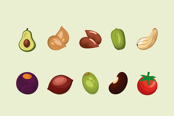 Superfood Illustration Set preview 2