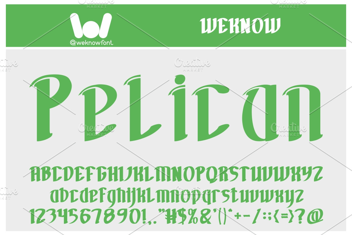 fillet o fish font, a Font by weknow (Photo 5 of 5)