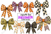 Preppy Halloween Coquette Bow PNG, a Seasonal Illustration by Stickera Hub (Thumbnail 1 of 3)