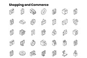 2000+ Isometric Icons Set, an Outline Icon by Brickclay (Thumbnail 17 of 37)