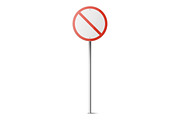 Vector Set of Road Prohibition Signs, an Object Graphic by Gomolach (Thumbnail 3 of 7)