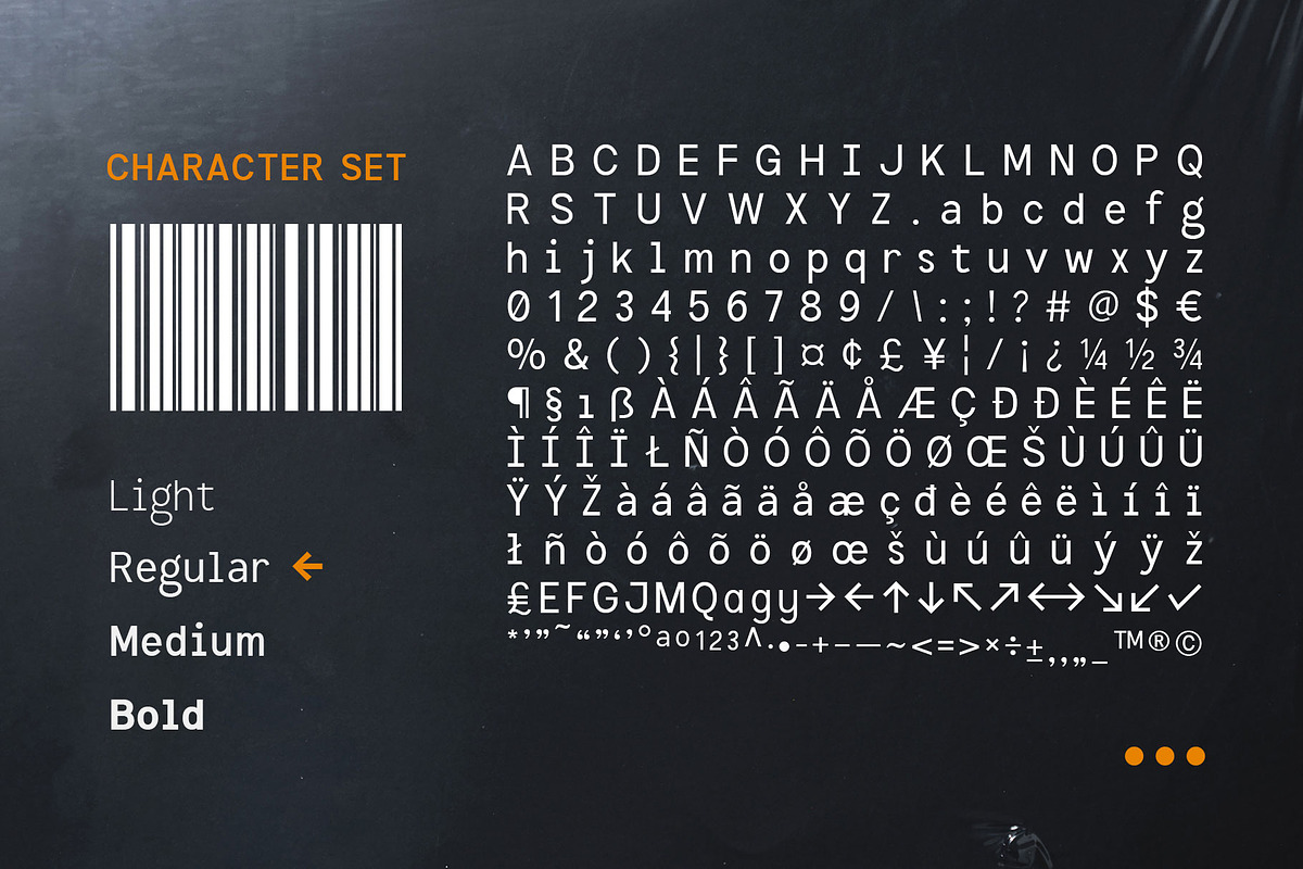 Informe - Monospaced, a Sans Serif Font by Arterfak Project (Photo 10 of 12)