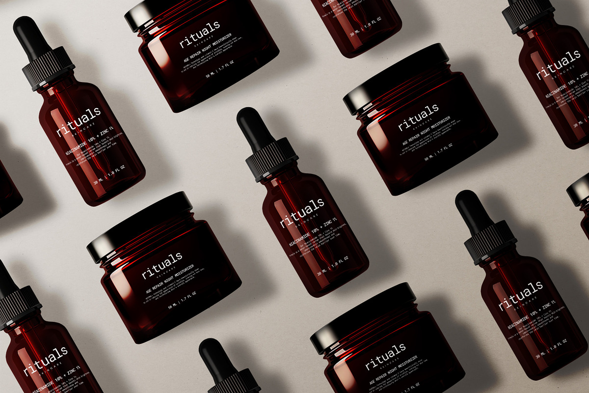 RITUALS / Cosmetic Mockups, a Packaging Mockup by Studio Dara (Photo 1 of 16)