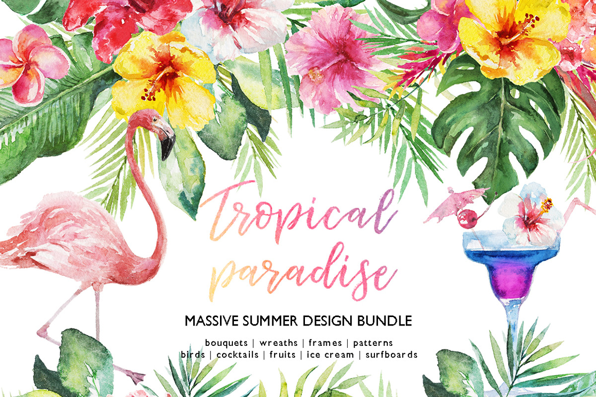 BUNDLE Whole Shop Watercolor Floral, a Decorative Illustration by Veris Studio (Photo 18 of 28)