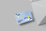 Europe Size Business Card Mockups, an Advertising Mockup by megostudi0 (Thumbnail 5 of 6)
