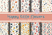 Happy Little Flowers SeamlessPattern, a Pattern Graphic by STUDIO CHOTI (Thumbnail 1 of 8)