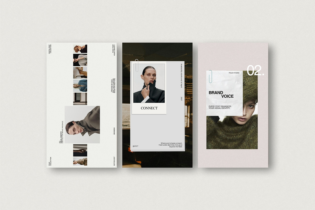FOLD | Instagram Post & Story (I), a Social Media Template by Pixel Grid (Photo 4 of 10)
