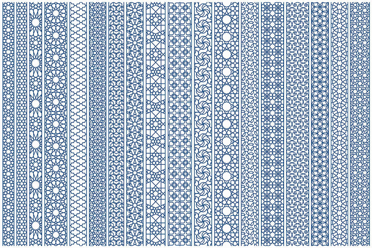 Arabic geometric round ornaments, a Pattern Graphic by Lawkeeper (Photo 5 of 5)