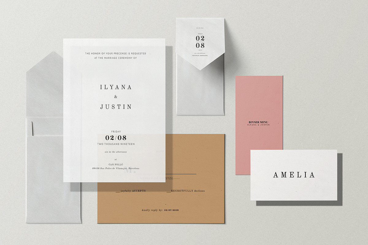 Papers&Envelopes - mockup set, a Product Mockup by Creatoom (Photo 13 of 29)