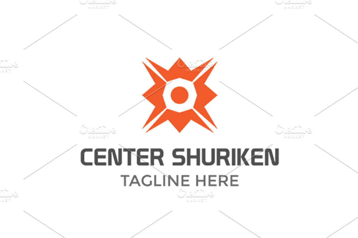 Center Shuriken Logo Template, a Branding & Logo Template by Naistudio (Photo 2 of 3)