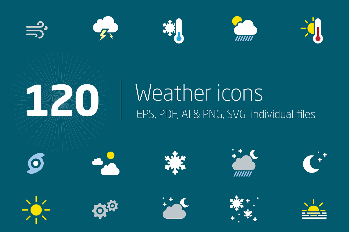 Weather icons, an Icon by ArmandoMJ (Photo 1 of 5)
