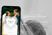 Squarespace Green Wedding Website, a Squarespace Template by Sofia Designs (Thumbnail 5 of 5)